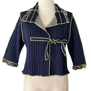 Anya SF Artisan Cardigan Jacket Women’s S/M Boho Funky Vintage